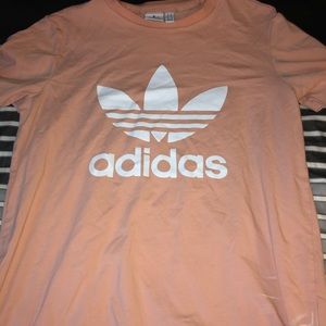 Peach colored Adidas Tee